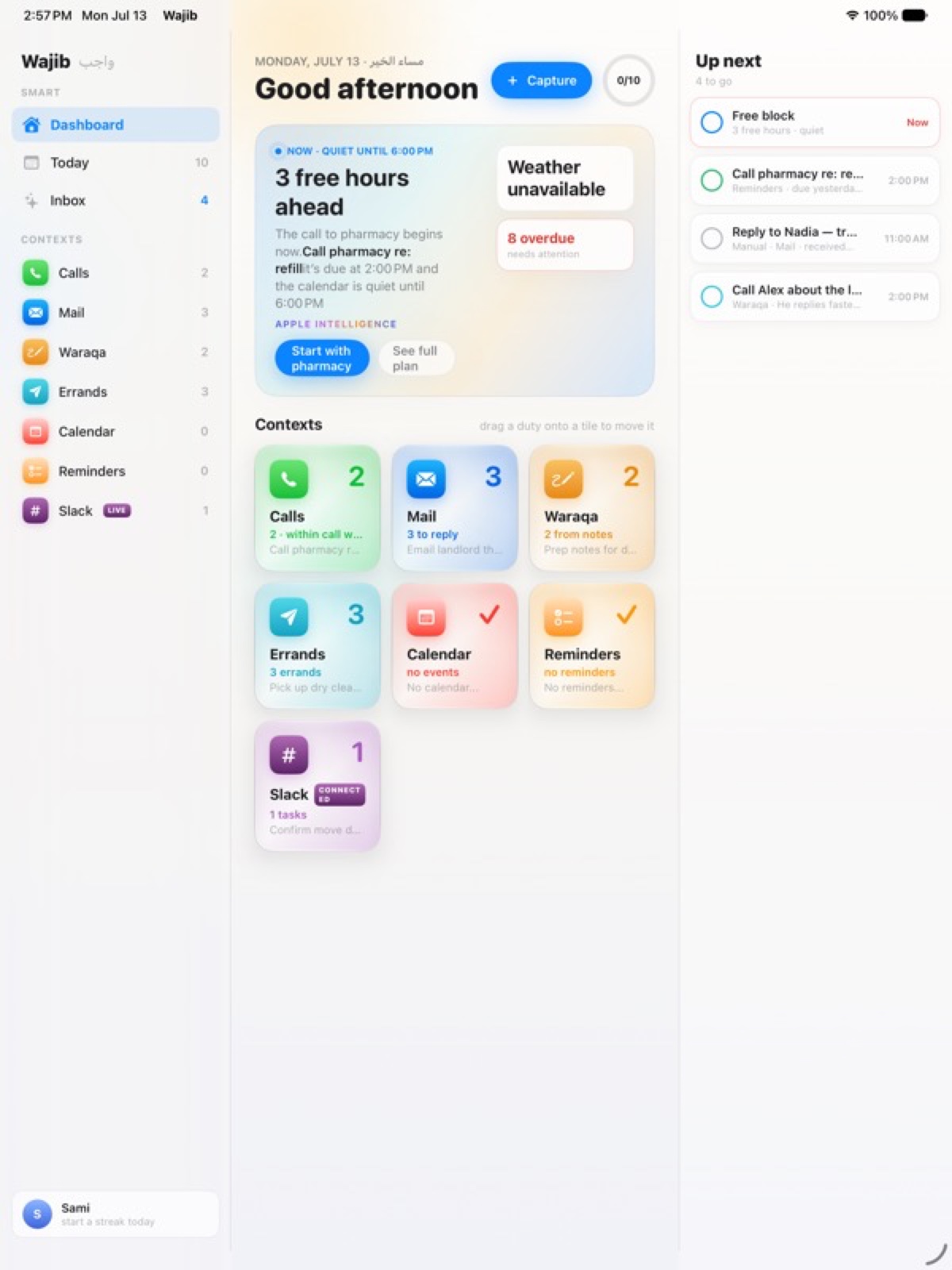Wajib on iPad